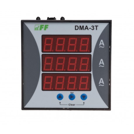 Wskaźnik natężenia prądu panelowy i trójfazowy DMA-3T
