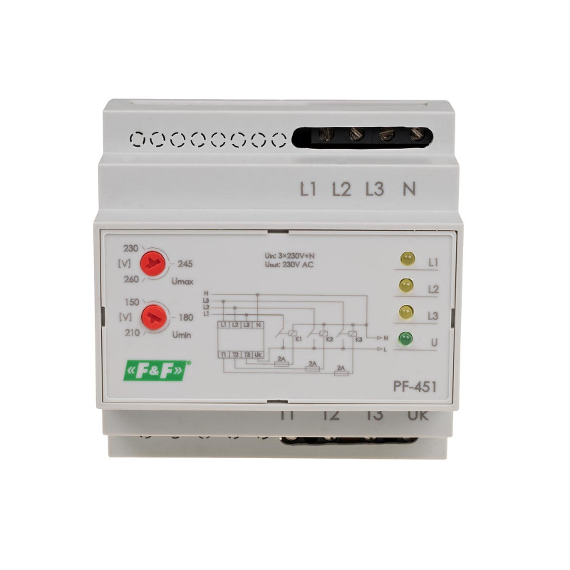 Automatic Phase Switch Automatische Phasenumschaltung Phasenwandler 3x230V AC-1 