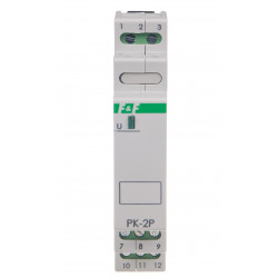 Przekaźnik elektromagnetyczny PK-2P 12 V; Napięcie zasilania 12 V AC/DC
