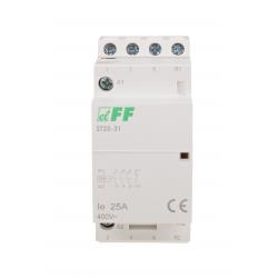 F&f ST63-40 Contactor 230V AC 63A 4x no AC1 24 KW AC3 8,5kW Modular Power Switch