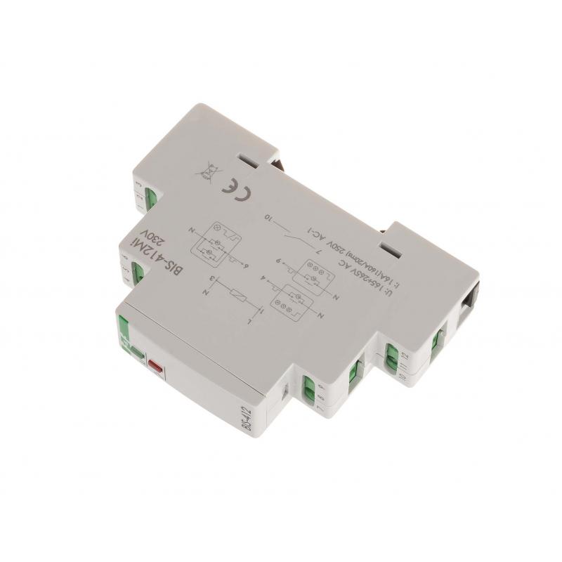 Electronic bistable impulse relay BIS412MLED 230 V