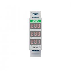 Voltage indicator WNC-3 with display, 3-phase