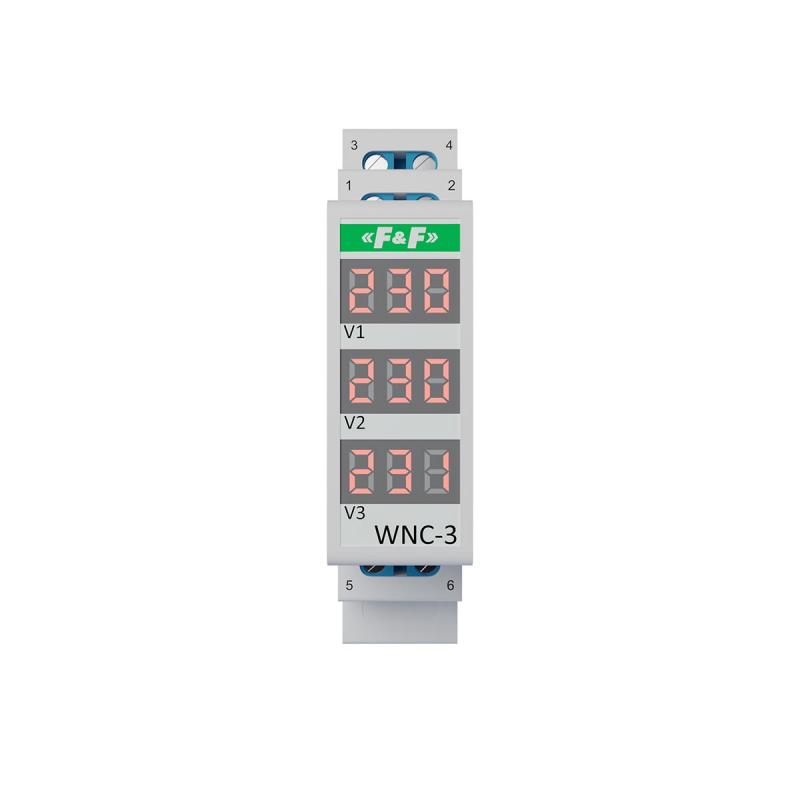 WNC3 voltage indicator with display, 3phase