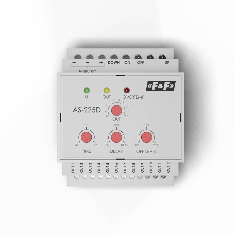 Sterownik schodowy AS-225D fala świetlna LED na schodach