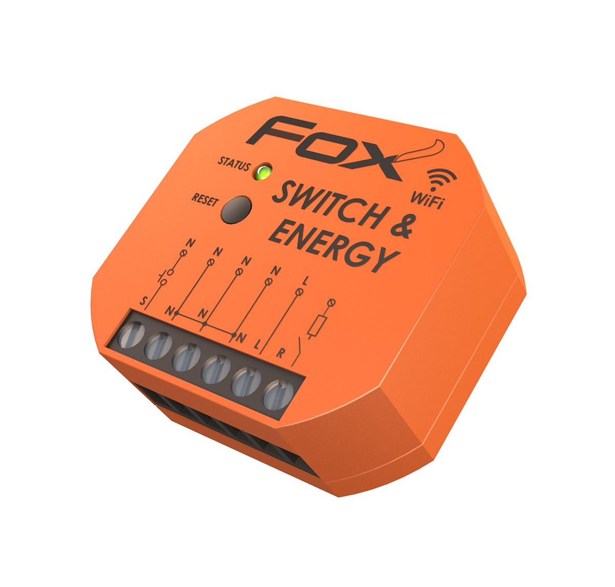 SWITCH & ENERGY 230 V Wi-Fi relay