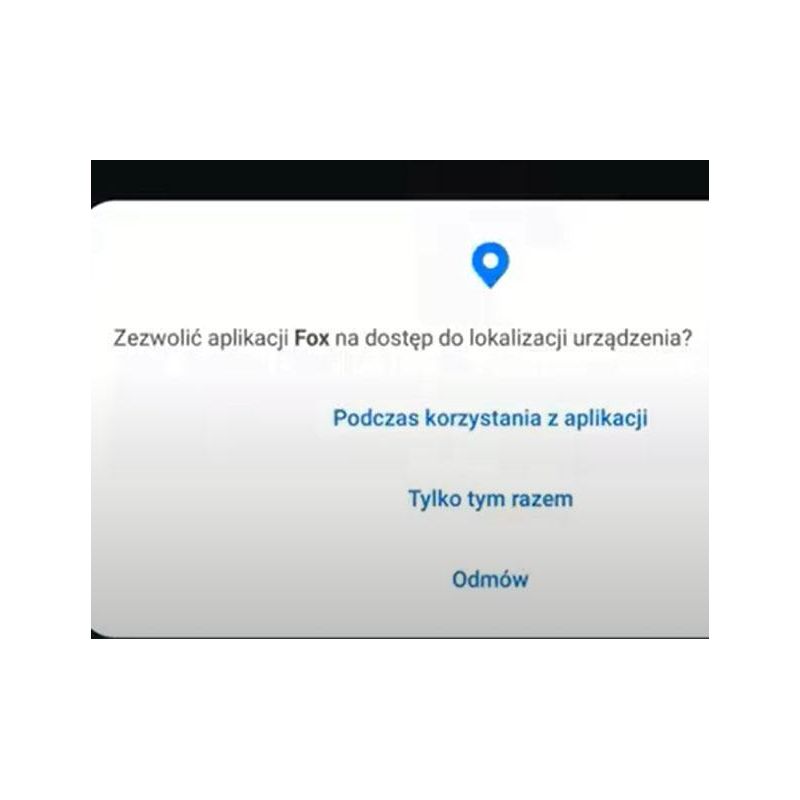 Wideoporadnik - Sterowanie wifi. Aplikacja mobilna systemu FOX. 