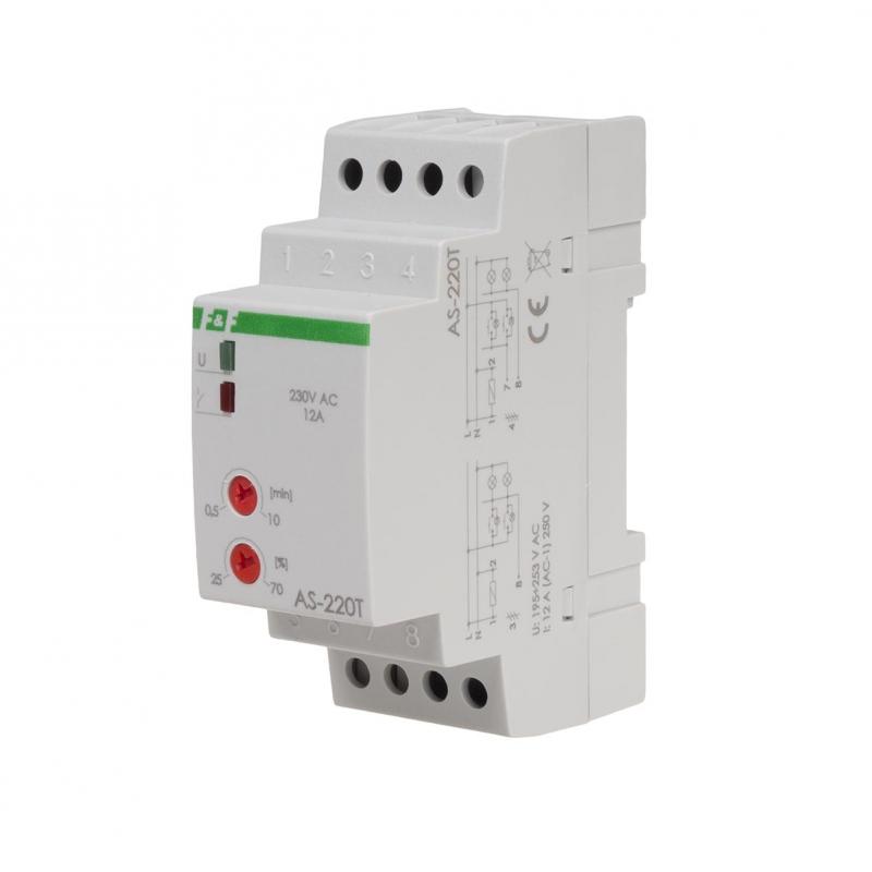 Staircase lighting timer with switchoff indication AS220T