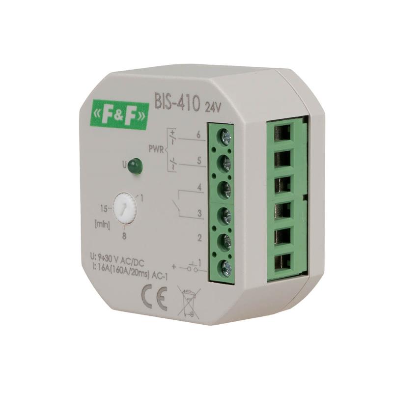 Bistable relay with timer BIS410 24 V