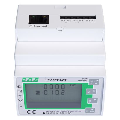Licznik zużycia energii 3-fazowy LE-03ETH-CT