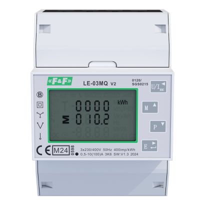 Jednofazowy lub trójfazowy licznik zużycia energii LE-03MQ