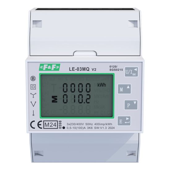 Jednofazowy lub trójfazowy licznik zużycia energii LE-03MQ Jednofazowy lub trójfazowy licznik zużycia energii LE-03MQ