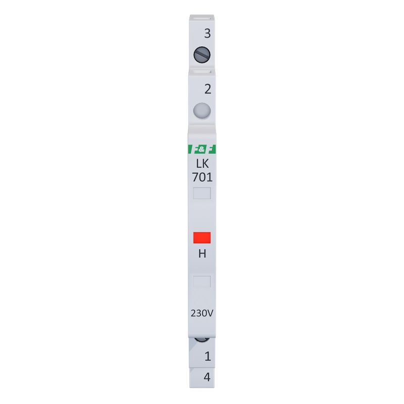 Lampka kontrolna LK-701R 230 V