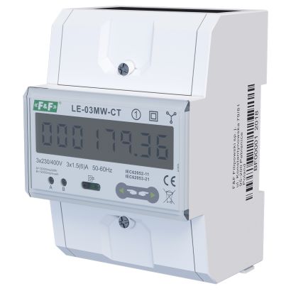 Trójfazowy licznik zużycia prądu LE-03MW CT