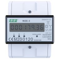 trójfazowy licznik zużycia energii WZE-3 z certyfikatem MID