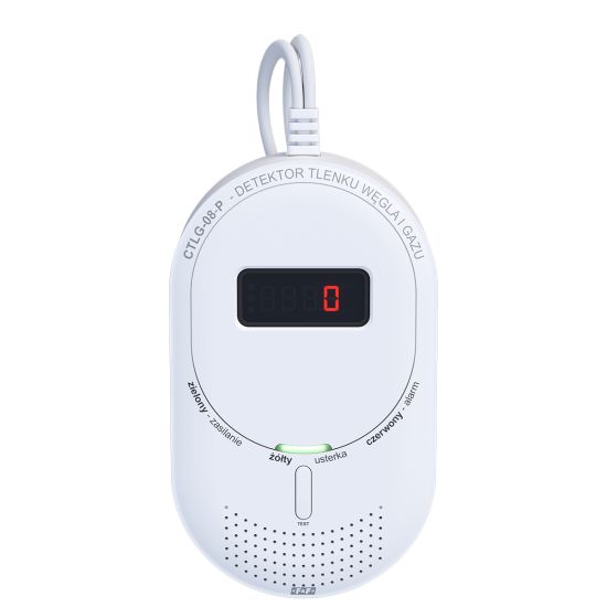 Detektor karbon monoksida dan gas CTLG-08-P