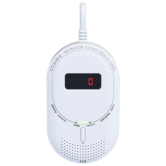 Detektor karbon monoksida dan gas CTLG-08-R