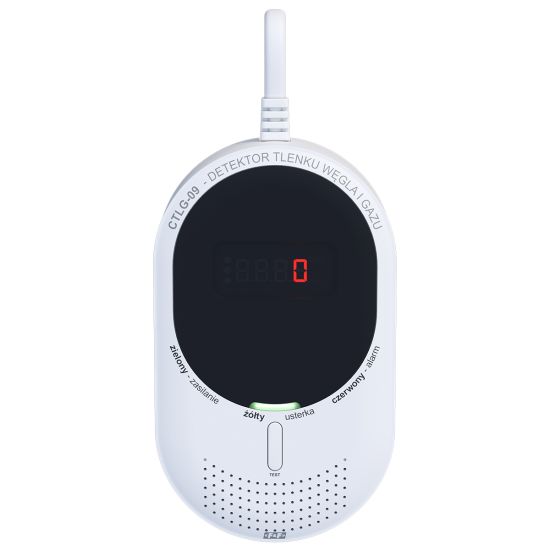 Detektor tlenku węgla i gazu CTLG-09
