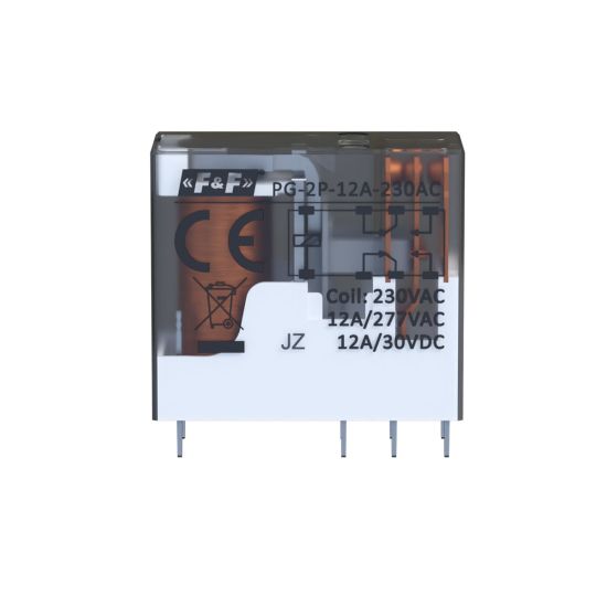 Relai antarmuka PG-2P-12A-230AC