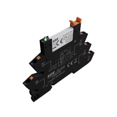 Komplet: gniazdo przekaźnikowe GN-1P-24 + przekaźnik interfejsowy PG-1P-6A-12DC