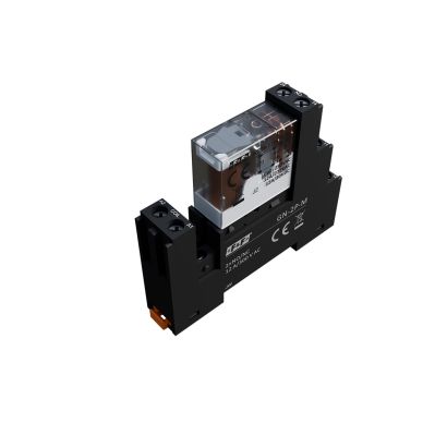 Komplet: gniazdo przekaźnikowe GN-2P-M + przekaźnik interfejsowy PG-2P-12A-230AC