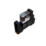 Komplet: gniazdo przekaźnikowe GN-2P-M + przekaźnik interfejsowy PG-2P-12A-230AC