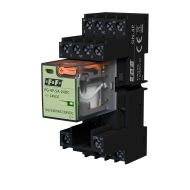 Komplet: gniazdo przekaźnikowe GN-4P + przekaźnik interfejsowy PG-4P-5A-24DC