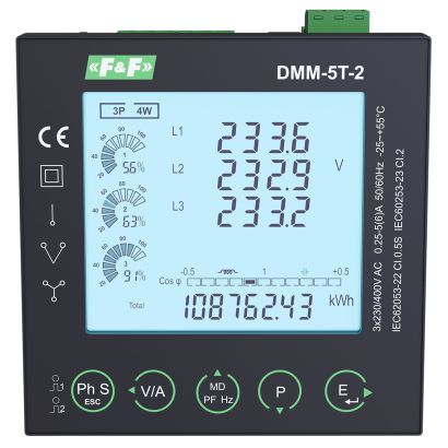 Wielofunkcyjny wskaźnik parametrów sieci DMM-5T-2