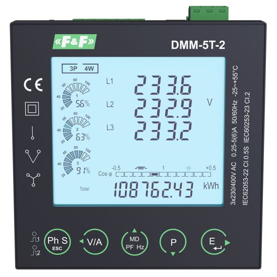 Wielofunkcyjny wskaźnik parametrów sieci DMM-5T-2