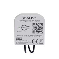 Miniaturowy 4-kanałowy nadajnik WiFi do montażu w puszce instalacyjnej