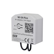 Miniaturowy 4-kanałowy nadajnik WiFi do montażu w puszce instalacyjnej