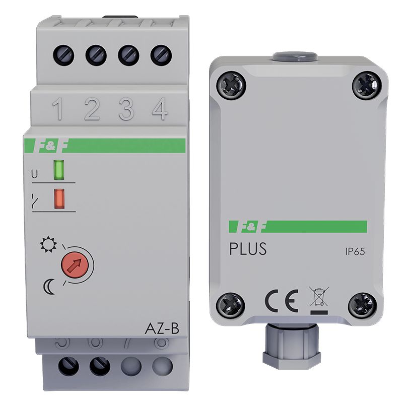 Wyłącznik zmierzchowy automatyczny AZ-B PLUS 230 V z sondą zewnętrzną