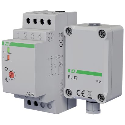Wyłącznik zmierzchowy automatyczny AZ-B PLUS 230 V z sondą zewnętrzną