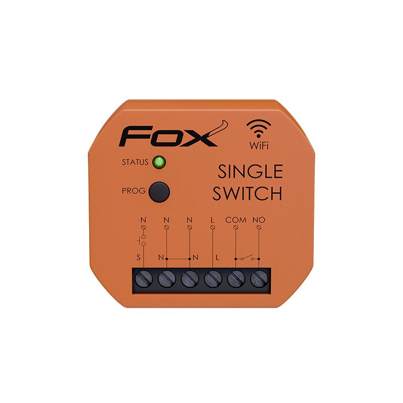 Przekaźnik jednokanałowy Wi-Fi 230 V SINGLE SWITCH