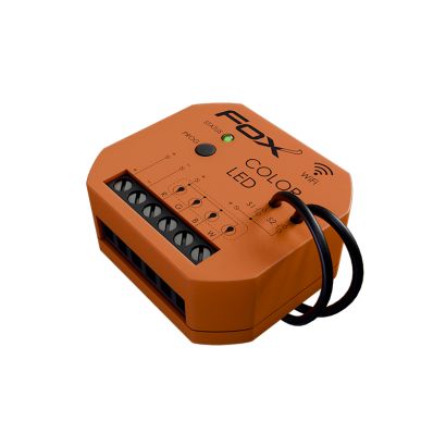 Sterownik kolorowego (RGBW) oświetlenia LED 12/24 V o obciążalności do 4 A na kolor
