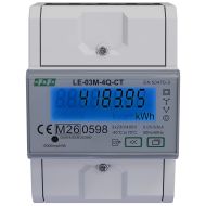 LE-03M-4Q -CT - 3-fazowy, półpośredni (przekładniki), 2-kierunkowy, 4-kwadrantowy licznik zużycia energii elektrycznej
