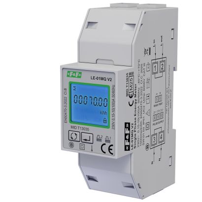Jednofazowy licznik zużycia energii LE-01MQ