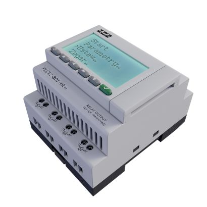 Uniwersalny sterownik programowalny FLC12-8DI-4R do sterowania elementami domowej i przemysłowej instalacji elektrycznej