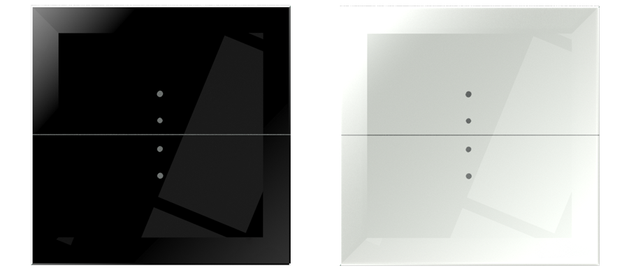 Glass touch switch