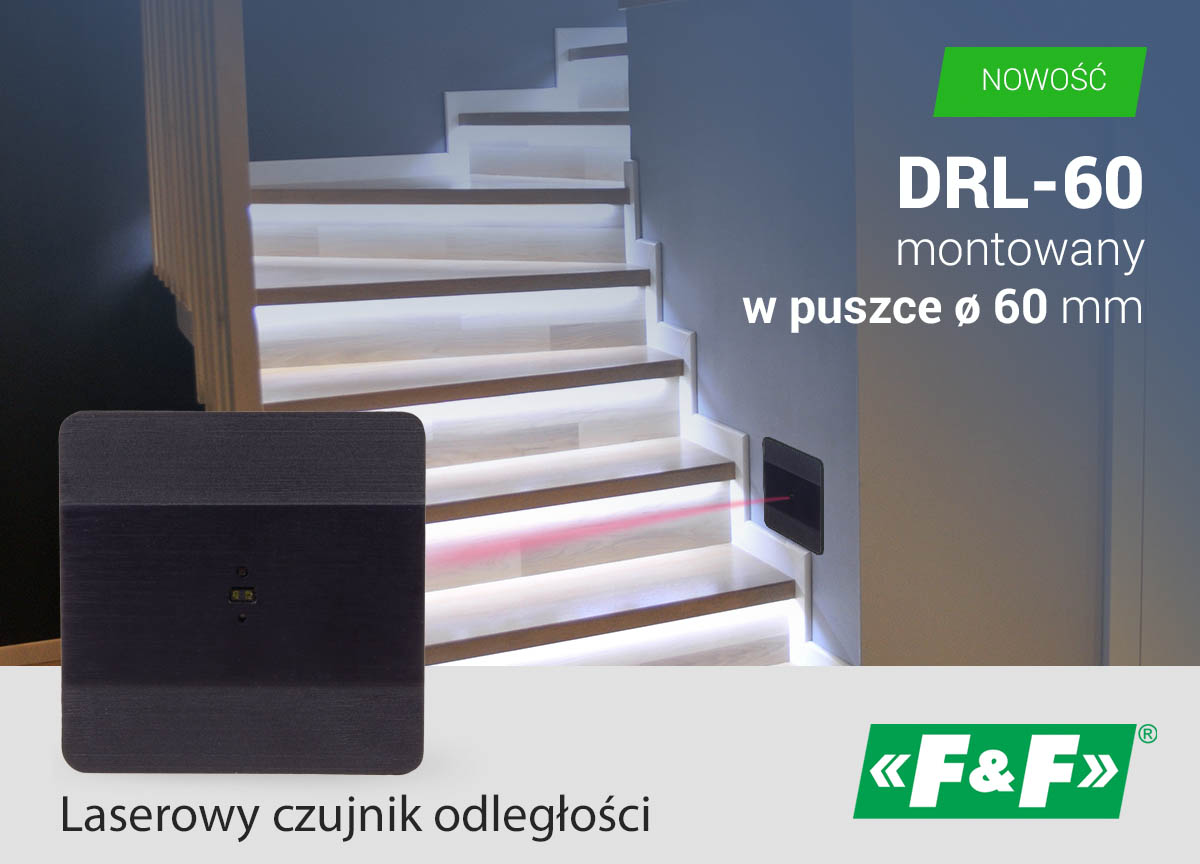 DRL-60 laserowy czujnik ruchu-odległości