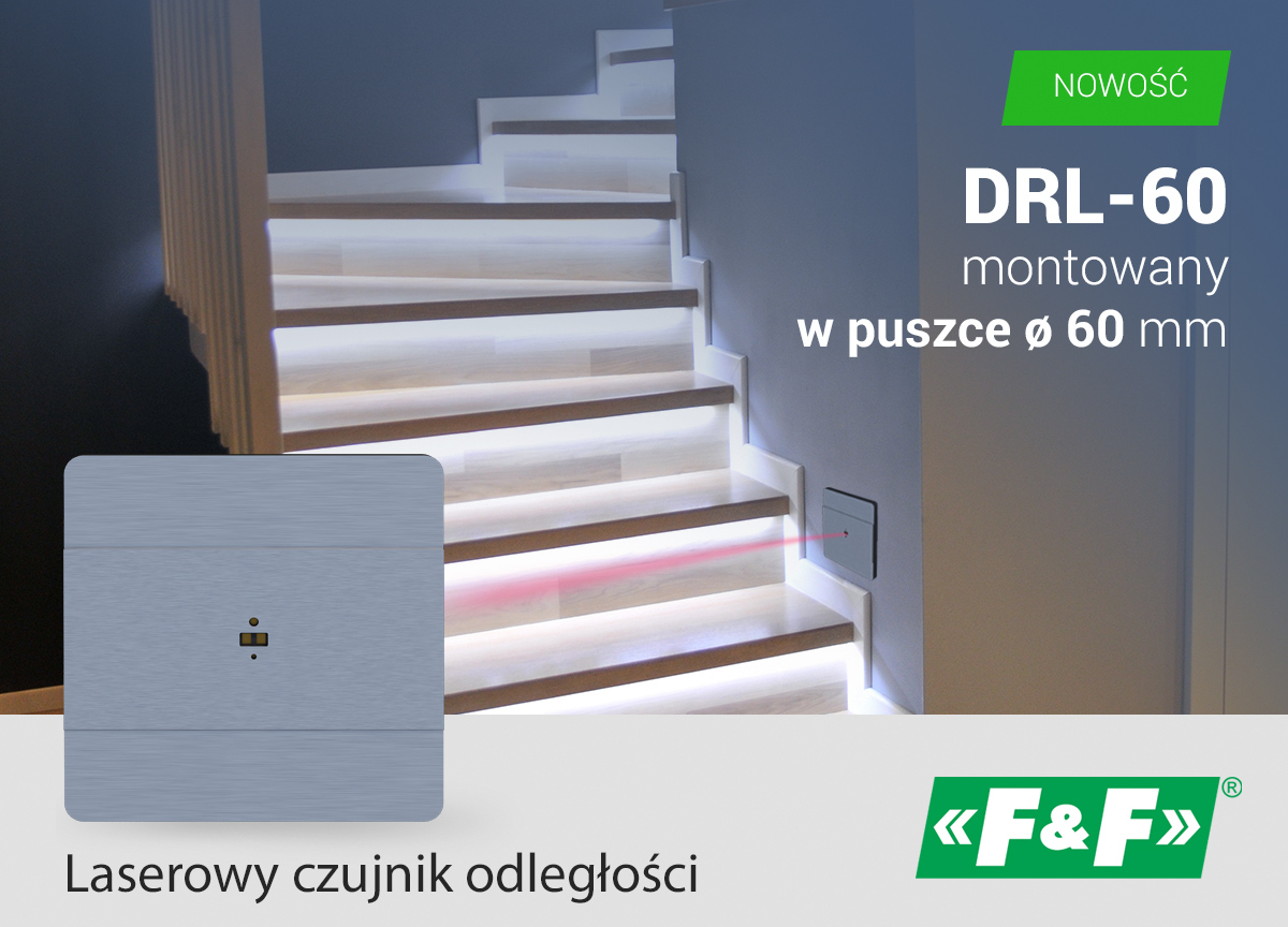 DRL-60 laserowy czujnik ruchu-odległości