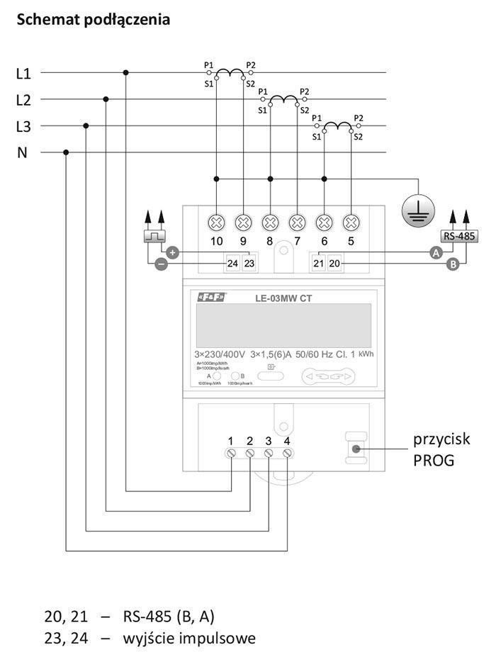 Schemat – jak podłączyć licznik elektryczny