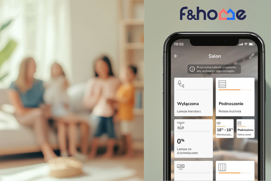 Aplikacja na telefon dla systemu F&Home