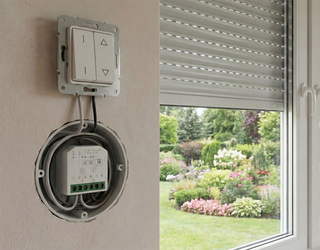 sterowniki do rolet przewodowe