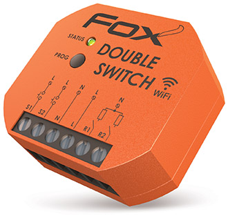 Podwójny przekaźnik działający po sieci wi-fi - Double Switch