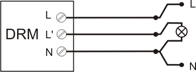 Czujnik ruchu mikrofalowy DRM-01 24 V