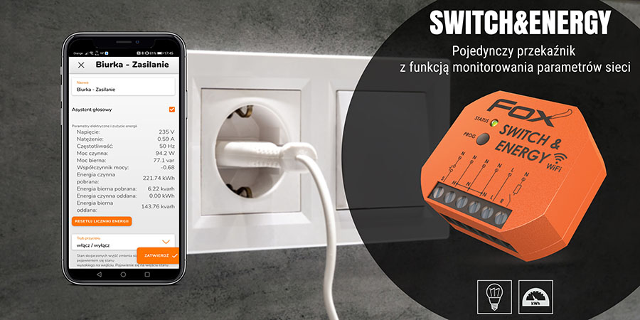 System sterowania przez Wi-Fi - moduł Switch&Energy