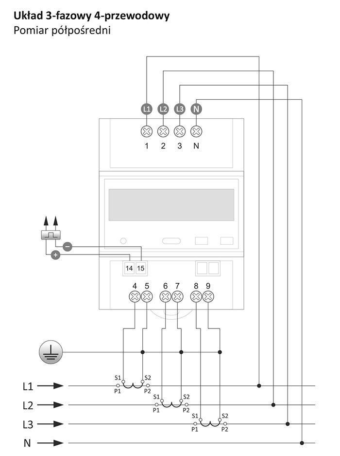 Schemat podłączenia LE-03d-4Q-CT