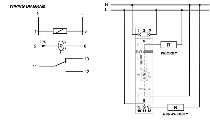 thumbnail image 2 of F&F PR-613 Priority Power Relay 230V AC 15A 1x NO/NC For Control Monitoring 2 of 6