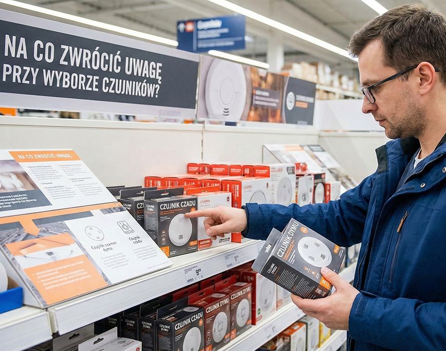 Na co zwrócić uwagę wybierając czujnik alarmowy dymu, czadu lub gazu