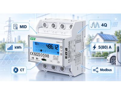 Oznaczenia na liczniku energii elektrycznej – co oznaczają MID, kWh, 5(80) A, CT, 4Q i Modbus?